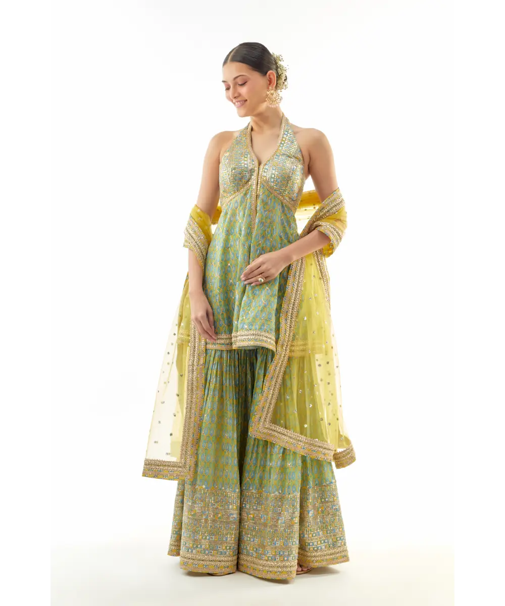 GOPI VAID - Janhavi Peplum Set