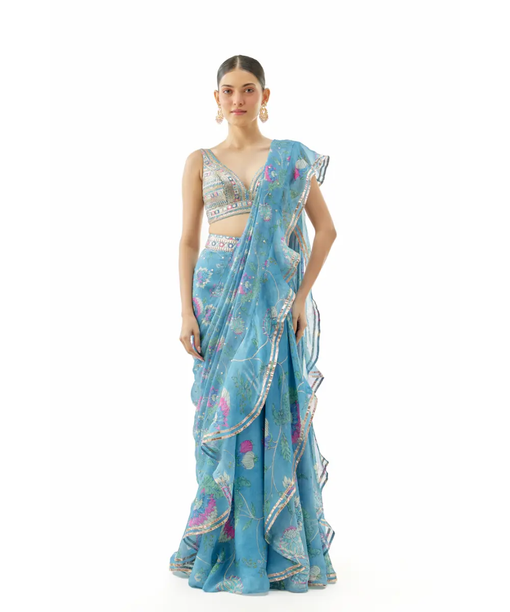 GOPI VAID - Akshata Saree Set