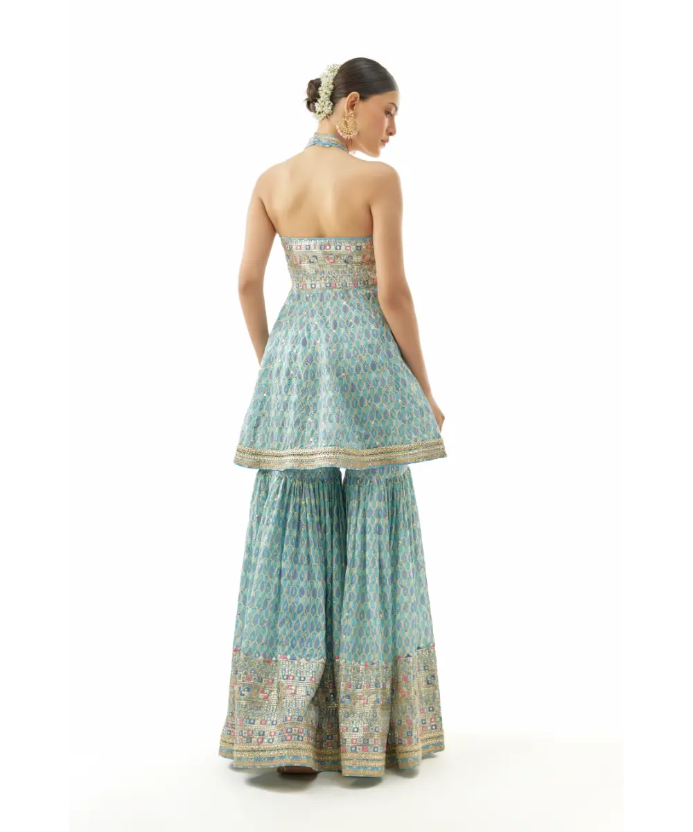 GOPI VAID - Janvhavi Peplum Set