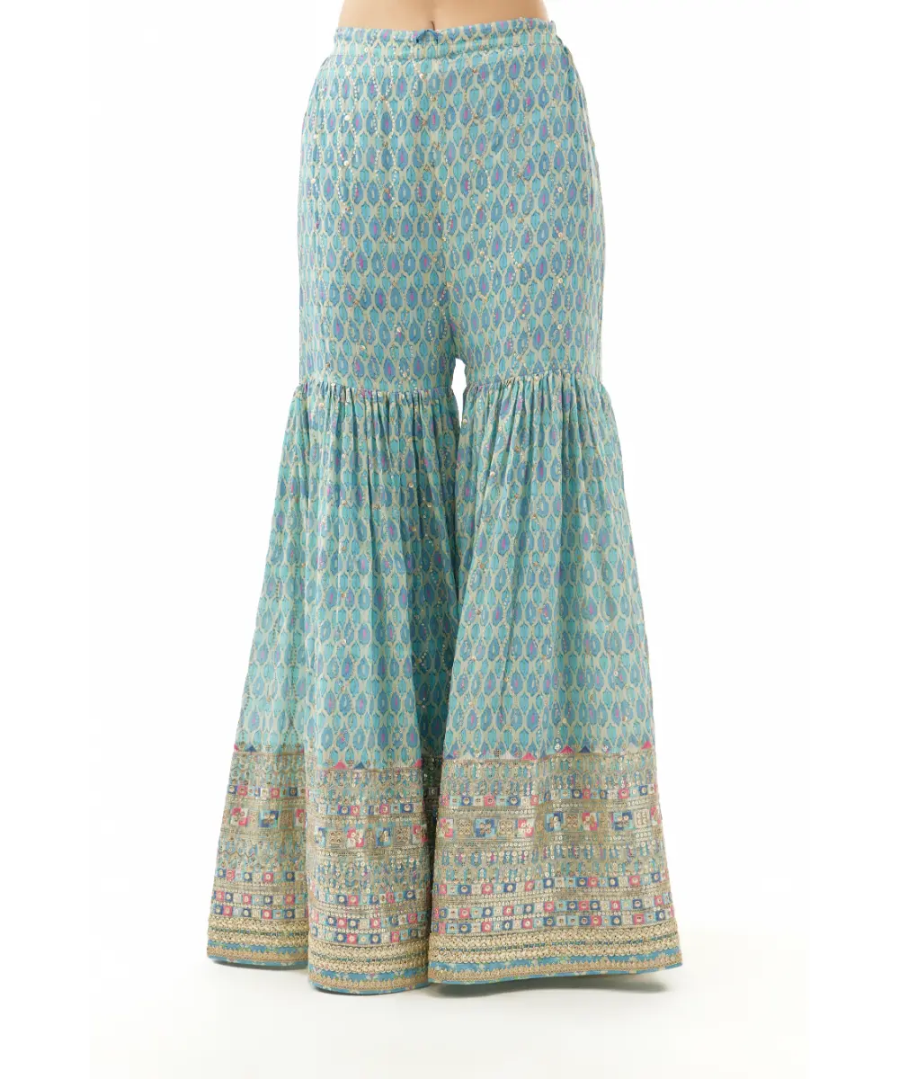 GOPI VAID - Janvhavi Peplum Set