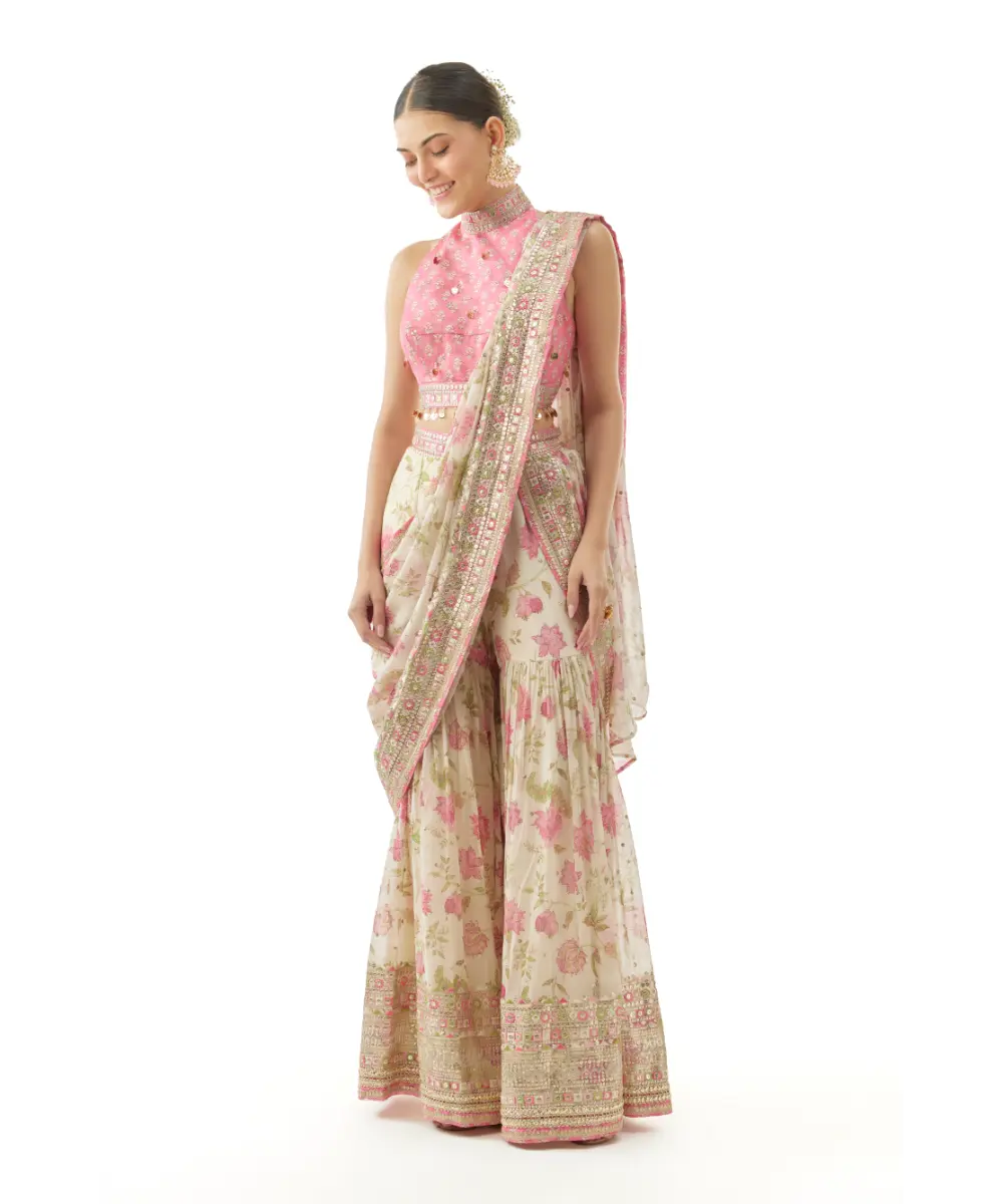 GOPI VAID - Pakhi Sharara saree set