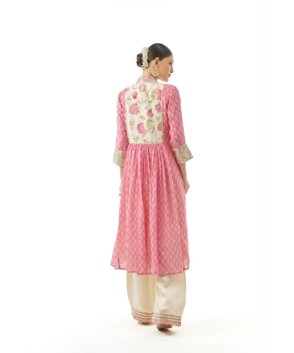 Gopi Vaid - Riya Tunic With Palazzo Calf-length Anarkali kurta