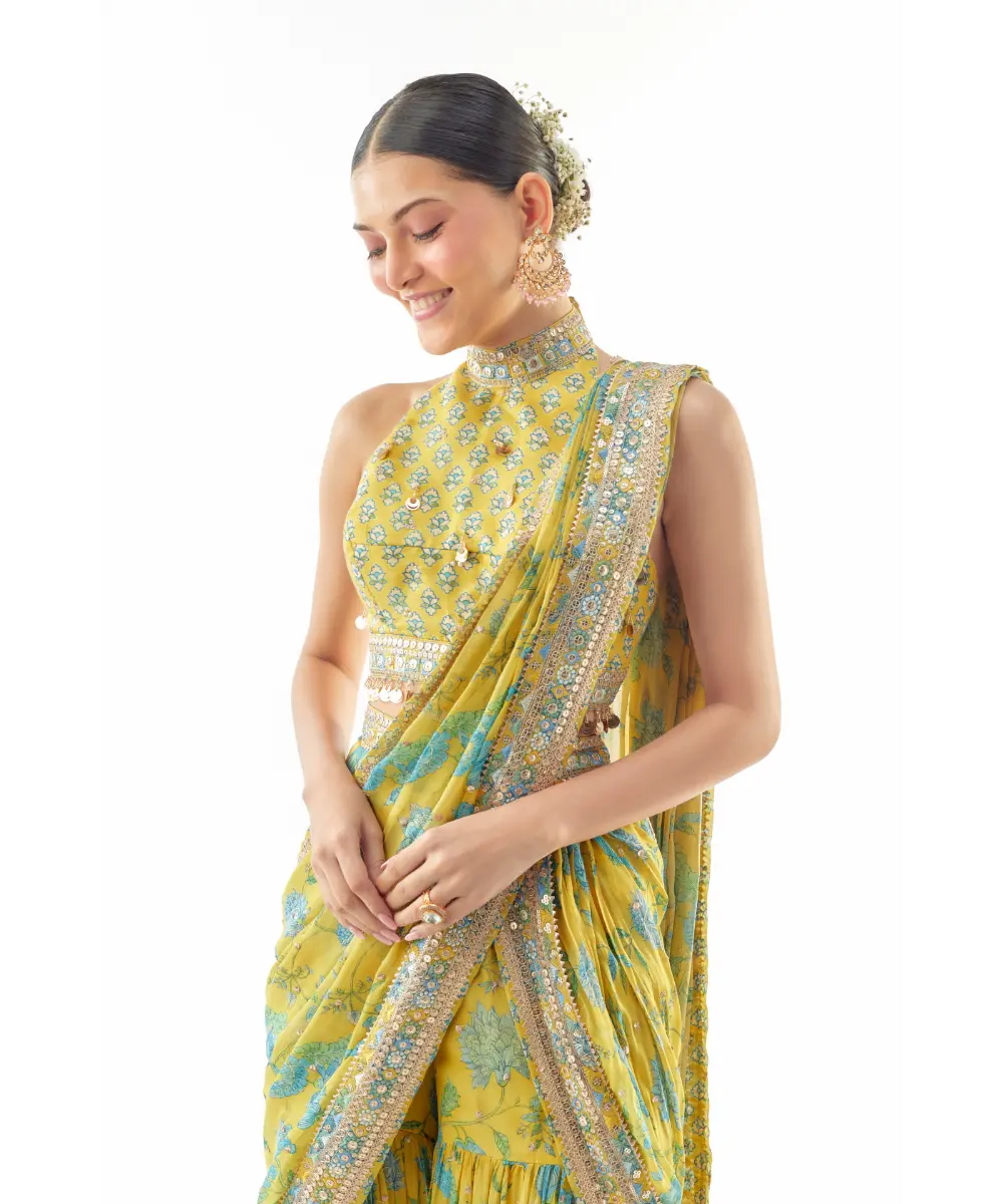 GOPI VAID - Pakhi Sharara saree set