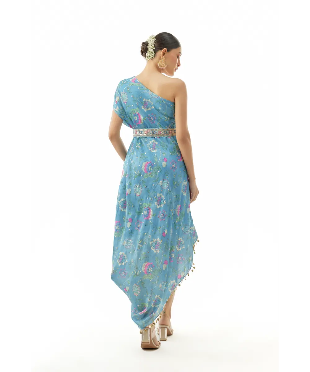 Gopi Vaid - Clo One Shoulder Dress