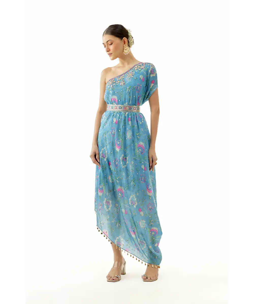 GOPI VAID - Clo One Shoulder Dress