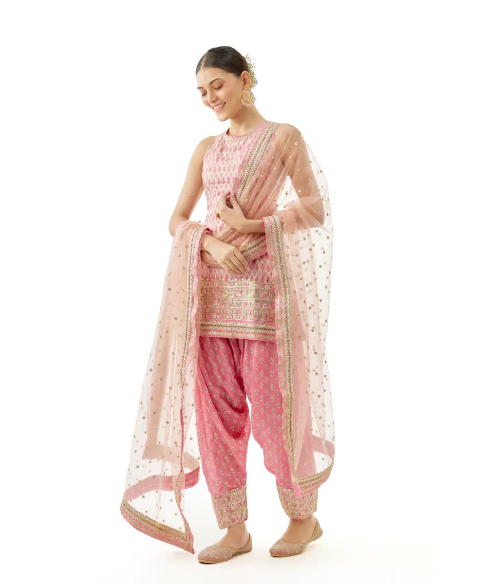 GOPI VAID - Nandani Kurta with Farshi Salwar set