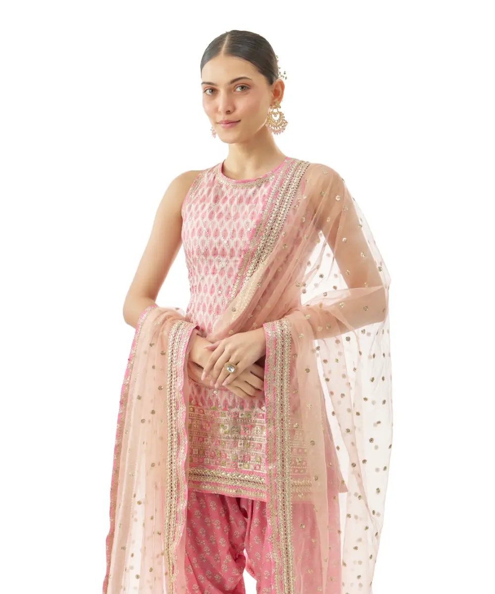 GOPI VAID - Nandani Kurta with Farshi Salwar set