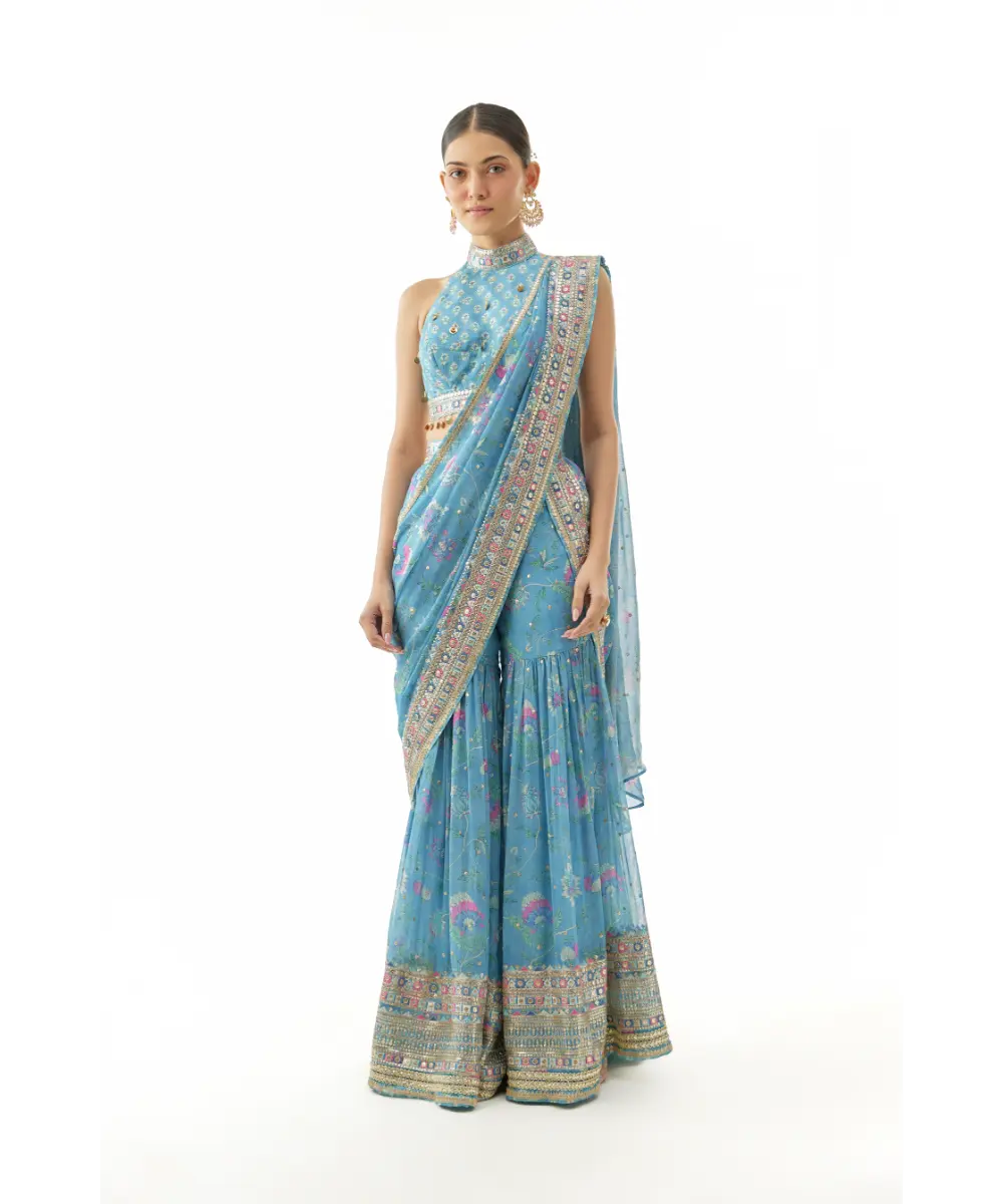 GOPI VAID - Pakhi Sharara saree set 2