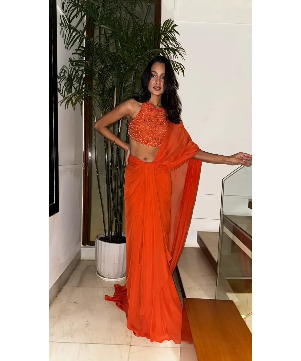 ITRH - NARANJAS BEADED SET