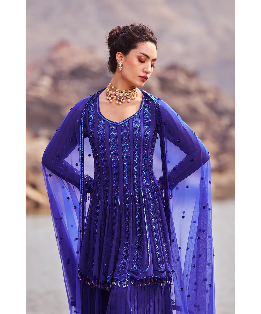 NIDHIKA SHEKHAR- Jilmil Sitaare Jalsaa Sharara Set