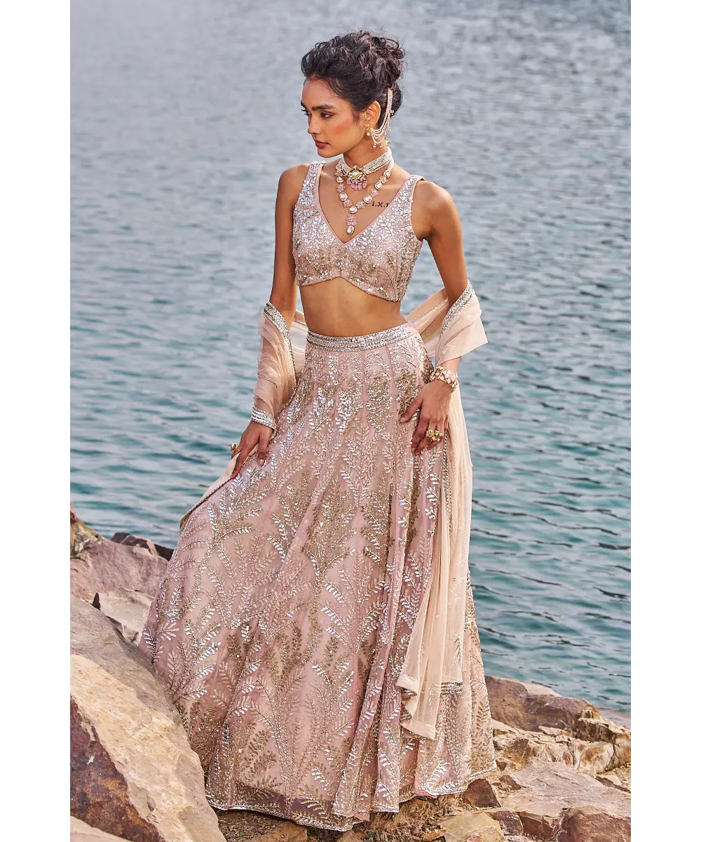 NIDHIKA SHEKHAR- Bahaar E Jashan Lehenga Set