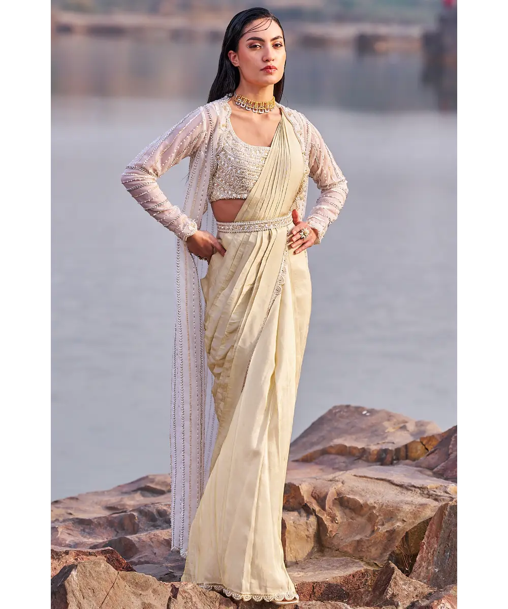 NIDHIKA SHEKHAR- Shree Jalsaa Utsav Saree Set