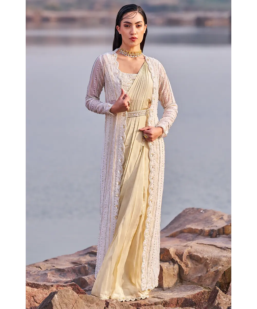 NIDHIKA SHEKHAR- Shree Jalsaa Utsav Saree Set