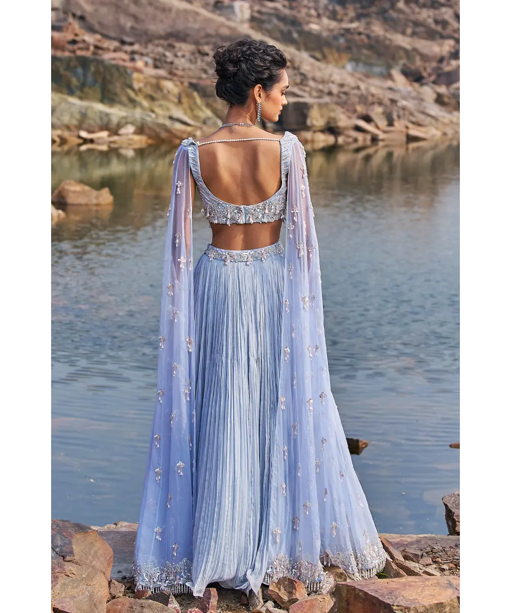 NIDHIKA SHEKHAR- Suvarn Bela Maharani Lehenga Set