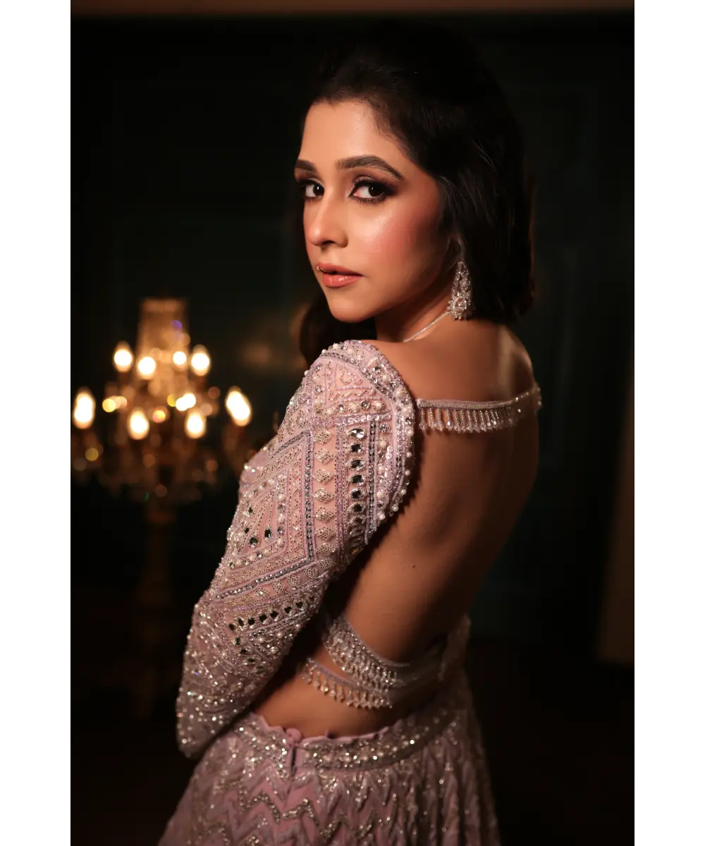 DOLLY WAHAL - Luna Lilac Lehenga