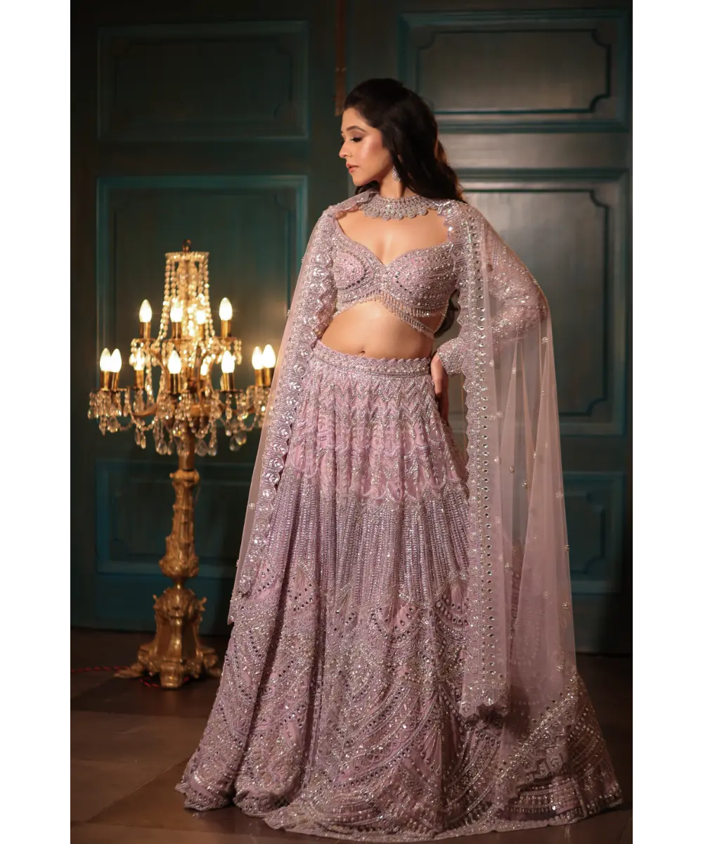 DOLLY WAHAL - Luna Lilac Lehenga