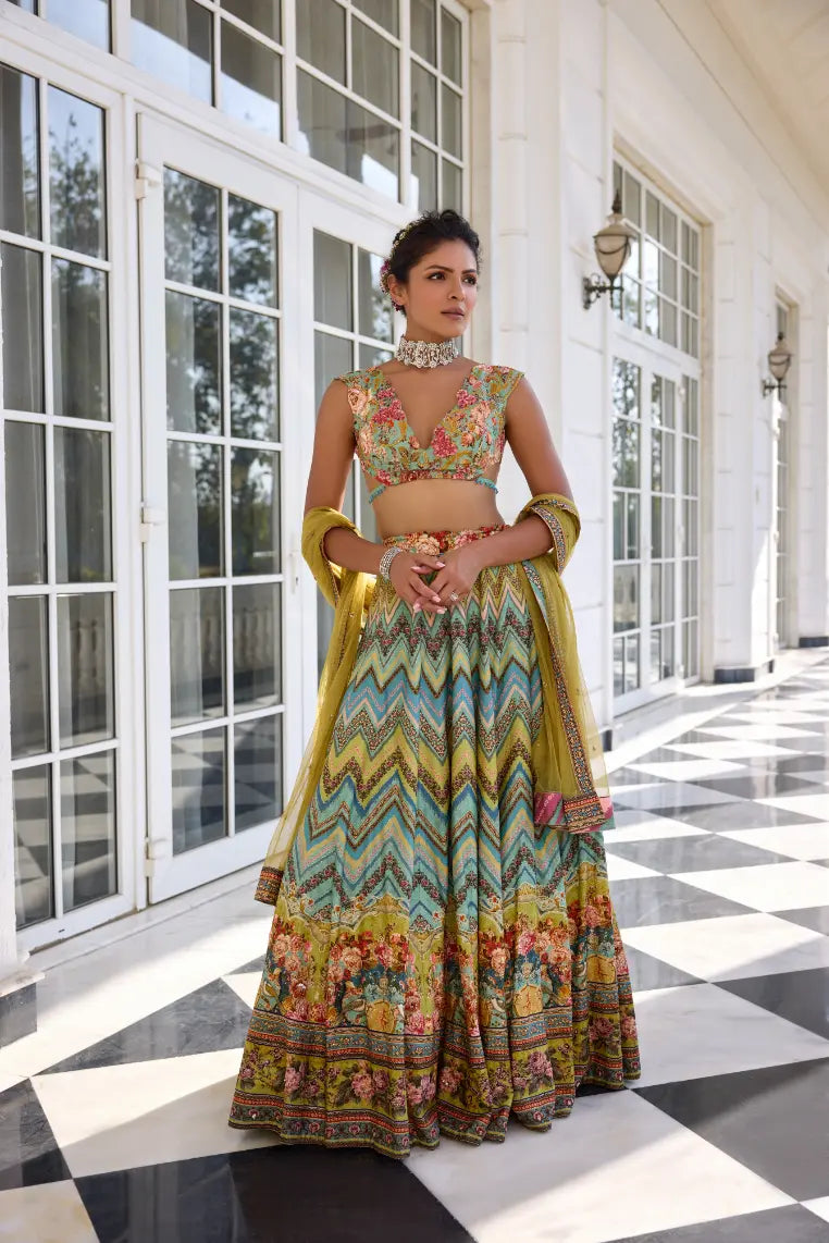 KALISTA - Pavika Lehenga Set