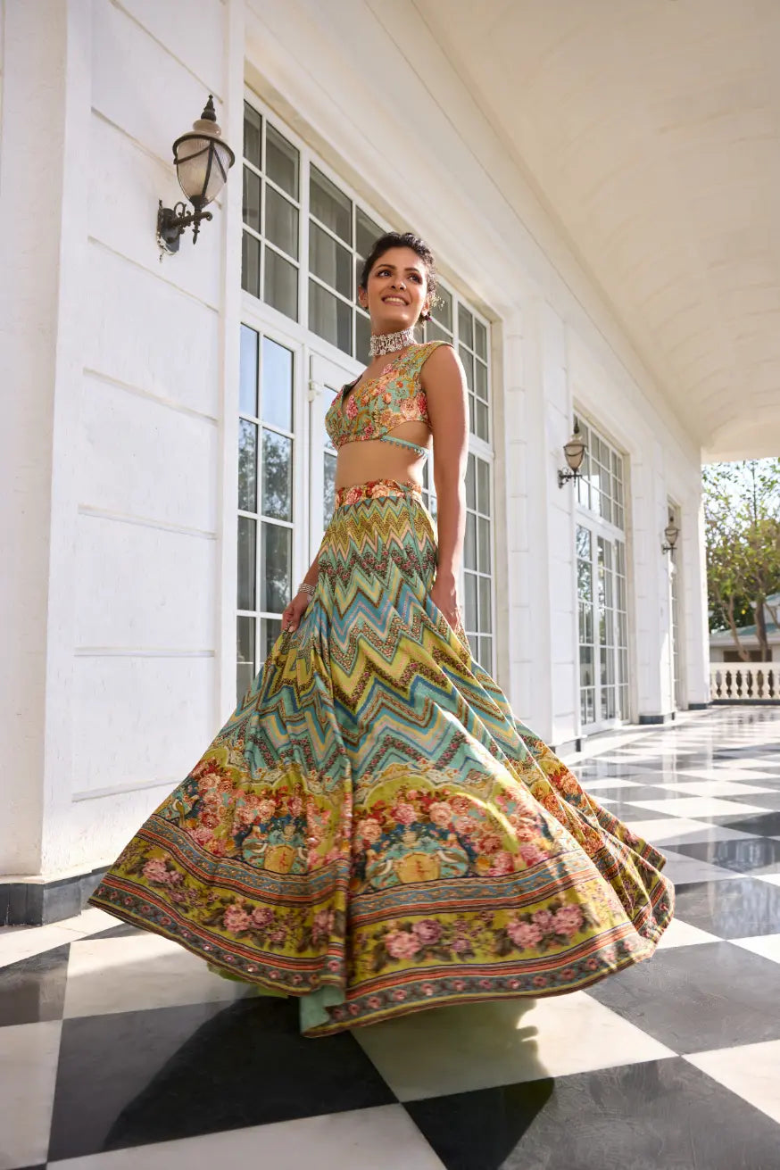 KALISTA - Pavika Lehenga Set