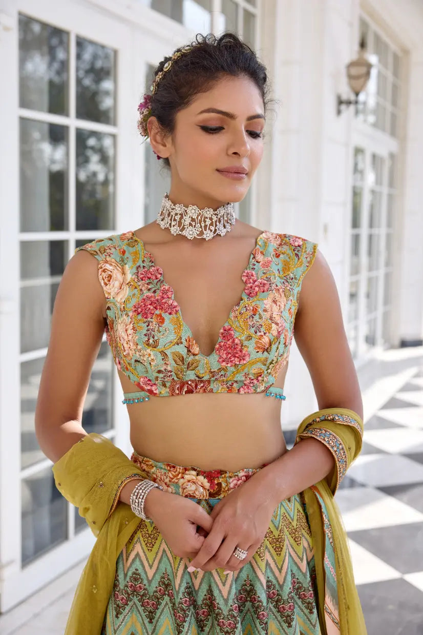 KALISTA - Pavika Lehenga Set