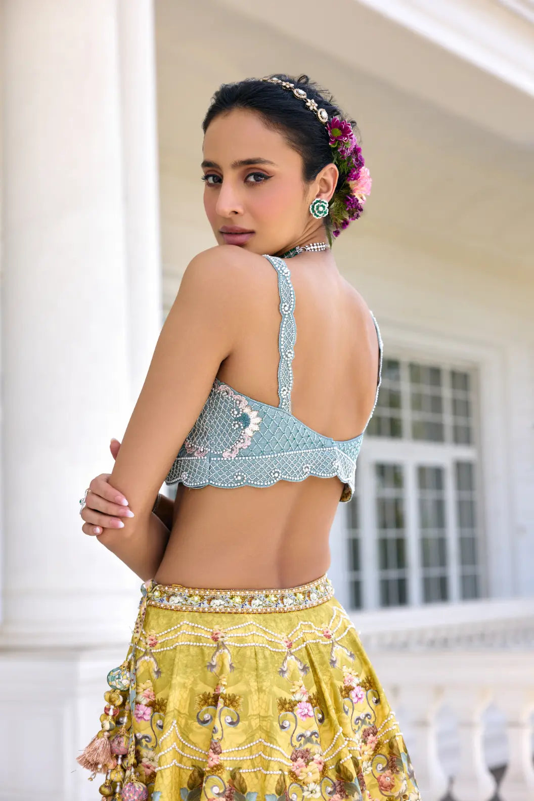 KALISTA - Sofia Lehenga Set Yellow