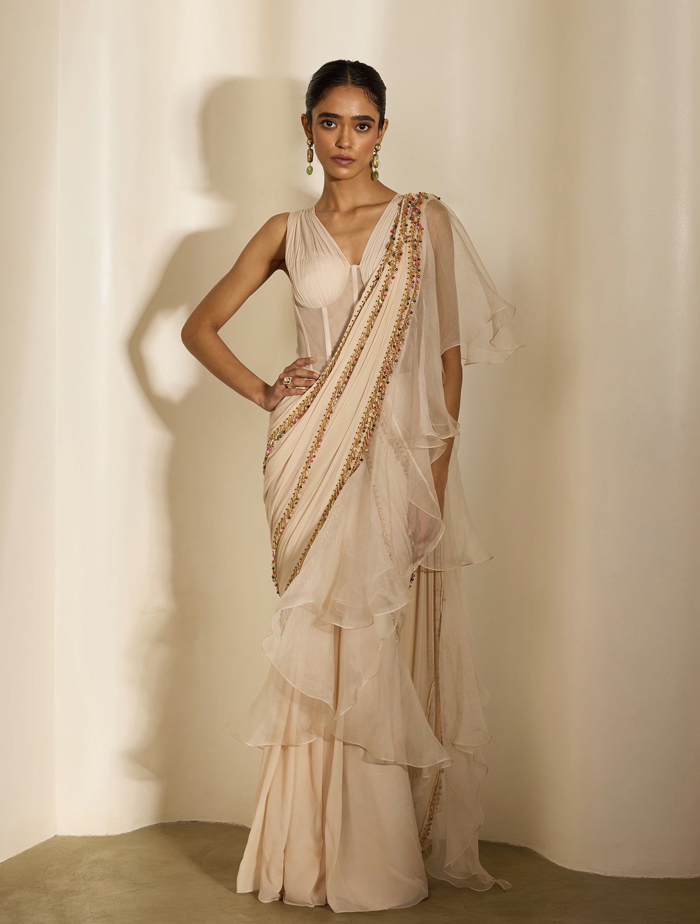 Shloka Khialani - Nirvaan Collection - Clara - Sari / Sari Gown