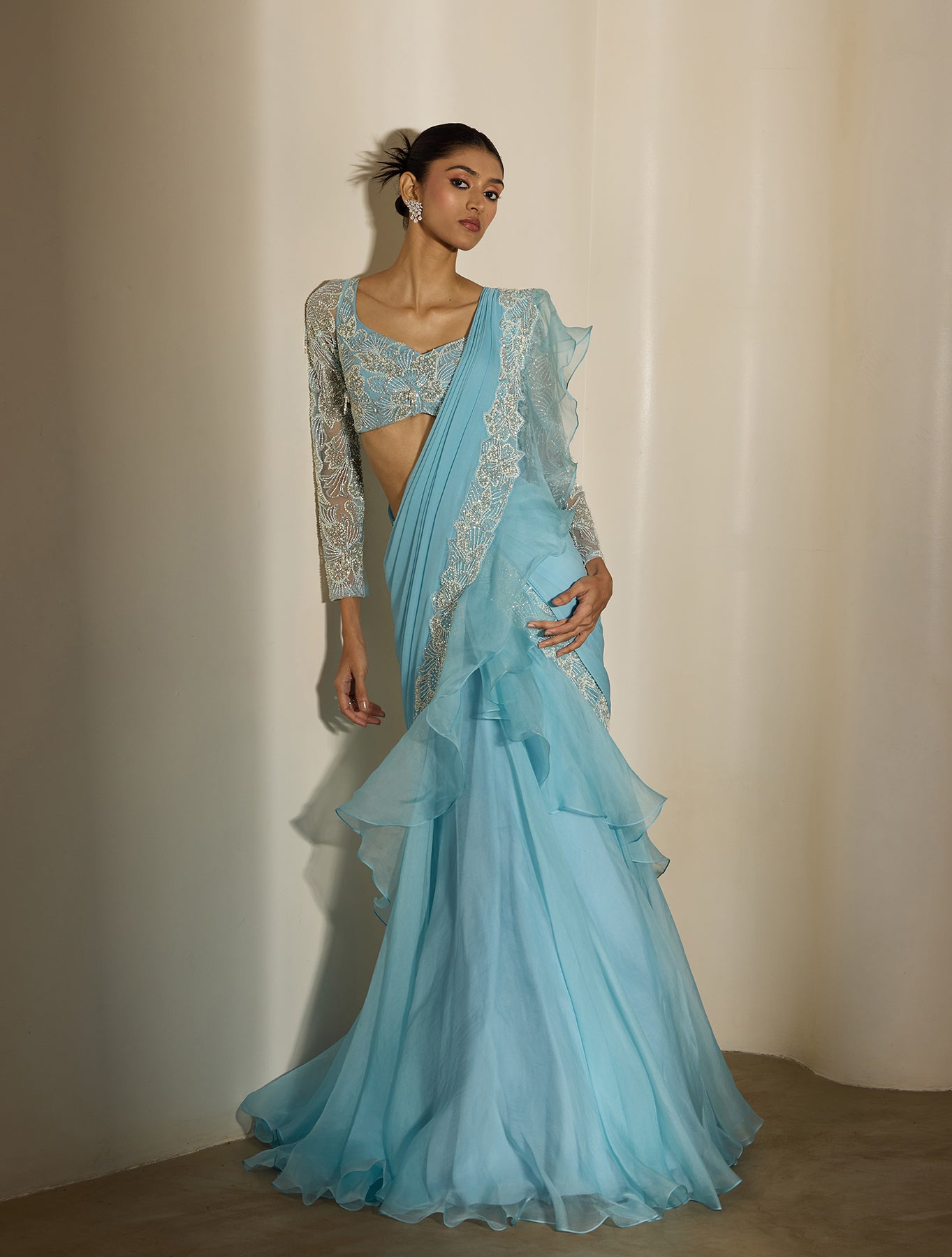 Shloka Khialani - Nirvaan collection - Khloe - Sari