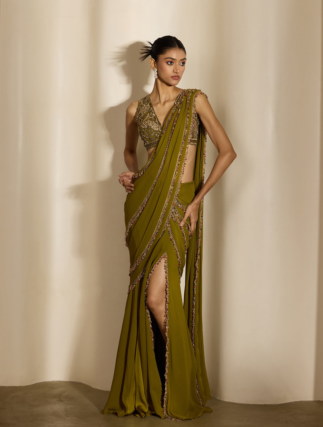 Shloka khilani - Nirvaan collection – SAREE SET
