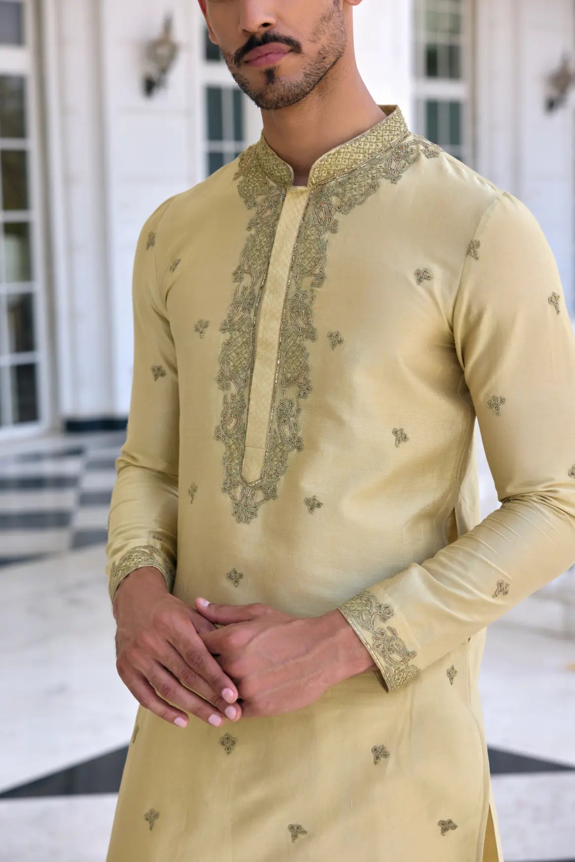 KALISTA - Farman Kurta Set Light Mint