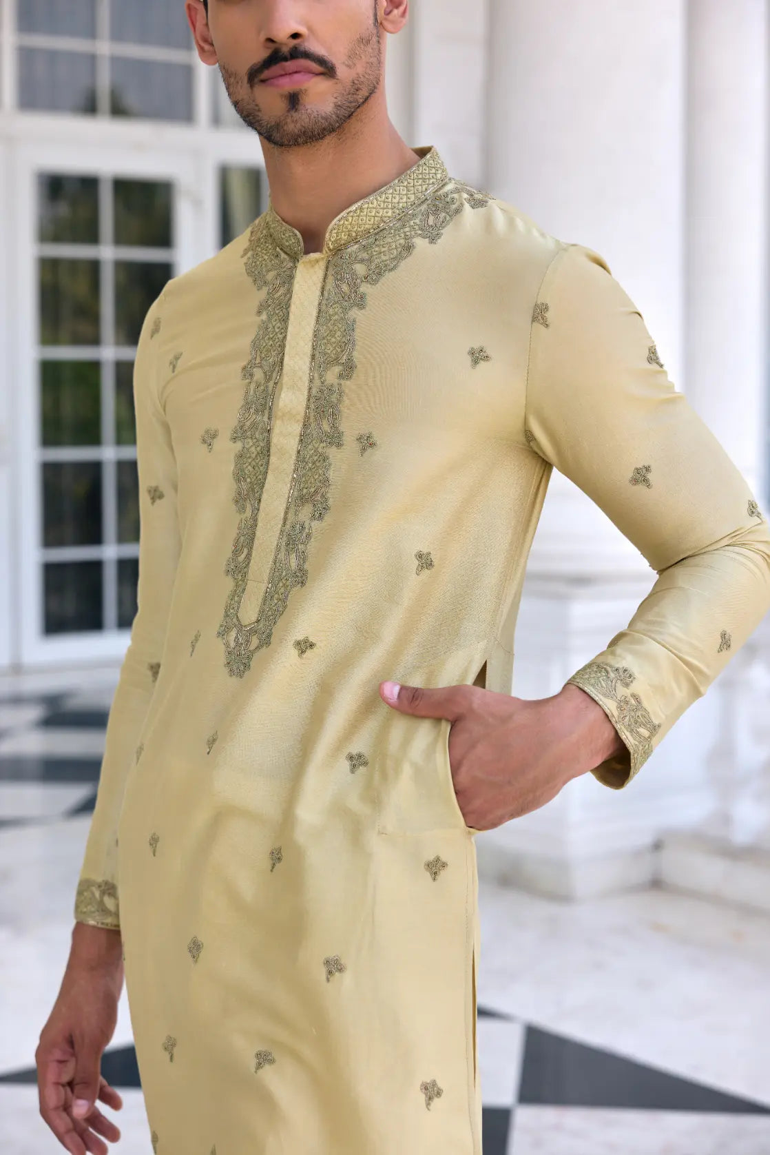 KALISTA - Ayaaz Kurta Set Ivory
