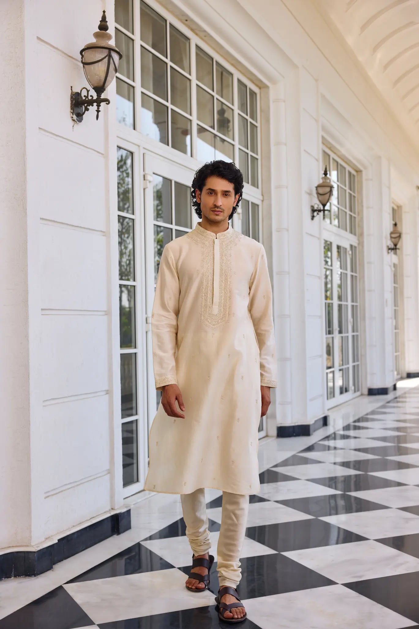 KALISTA - Ayaaz Kurta Set Ivory