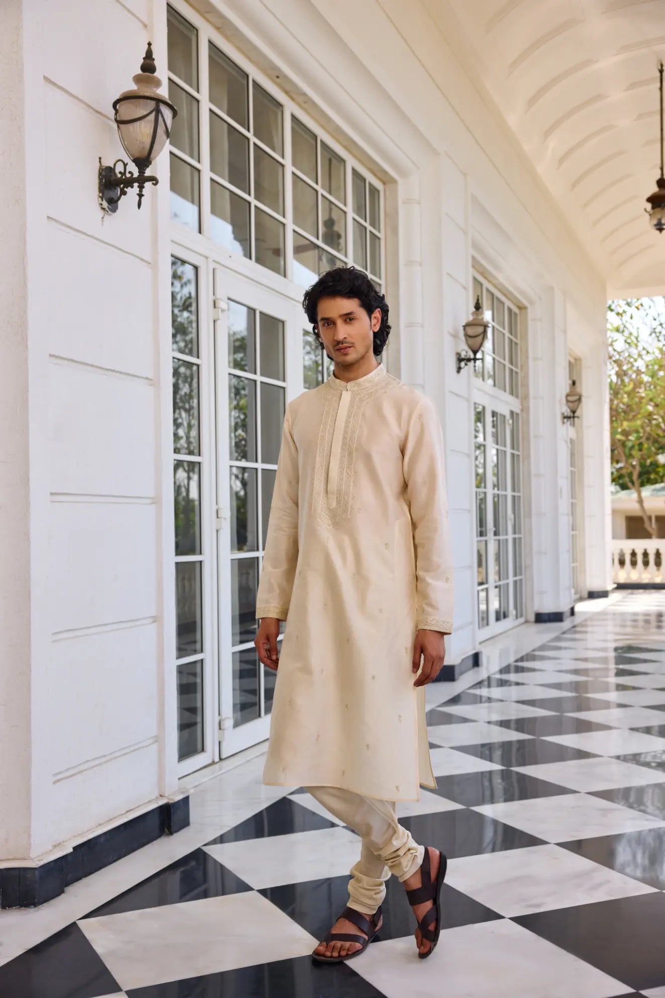 KALISTA - Ayaaz Kurta Set Ivory