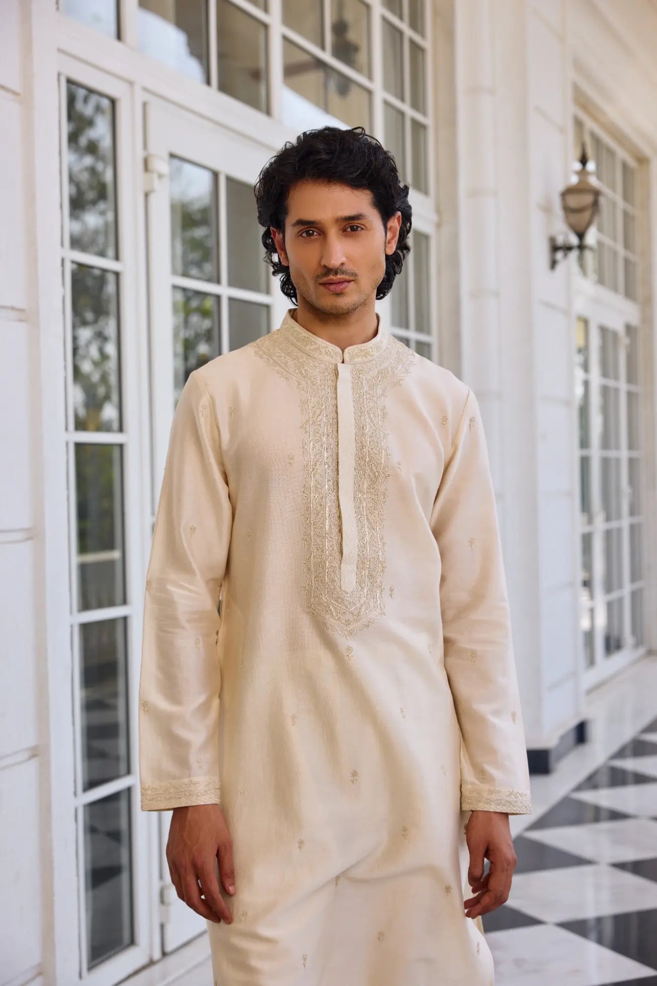 KALISTA - Ayaaz Kurta Set Ivory