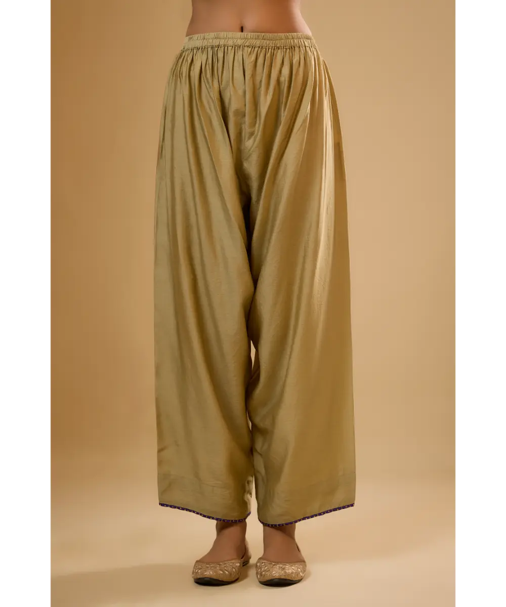 NITI BHOTRA - Nazakat Light Green Applique Kurta Set