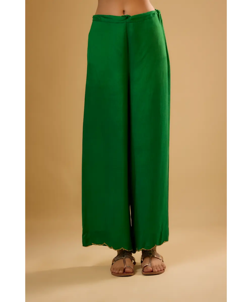 NITI BHOTRA - Nazakat Green Kalidaar Set