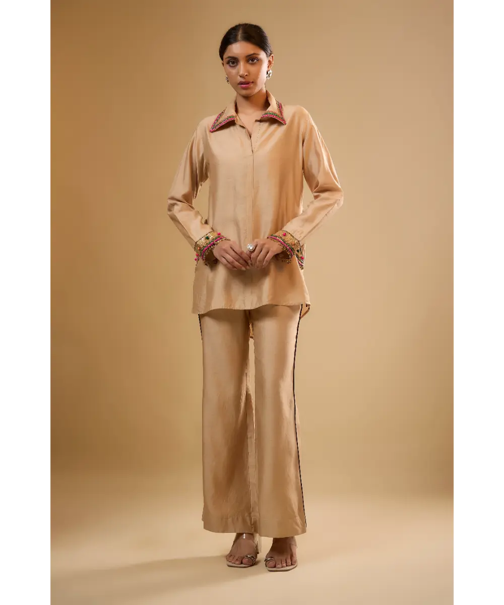 NITI BHOTRA - Nazakat Ivory Co-ord Set