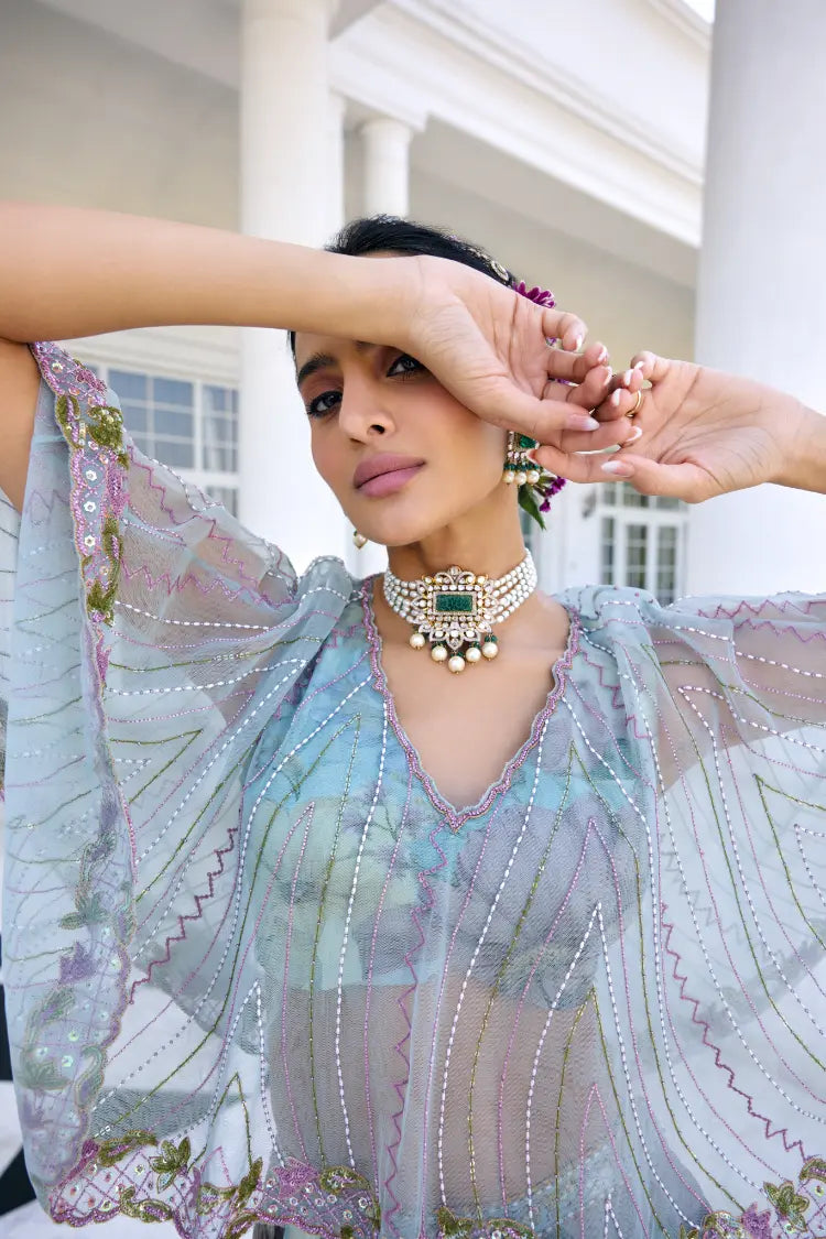 Amaira Cape Set Aqua