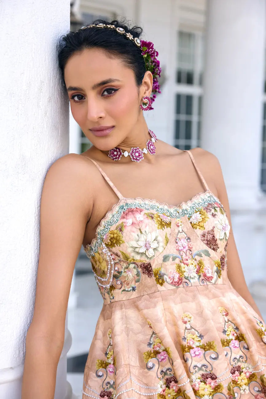 KALISTA - Vanessa Gown Peach