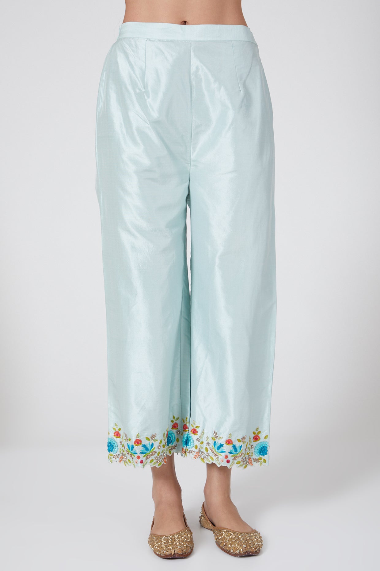 BLUE HI-LOW KURTA SET -  Tranquile collection by Priyanka Jain