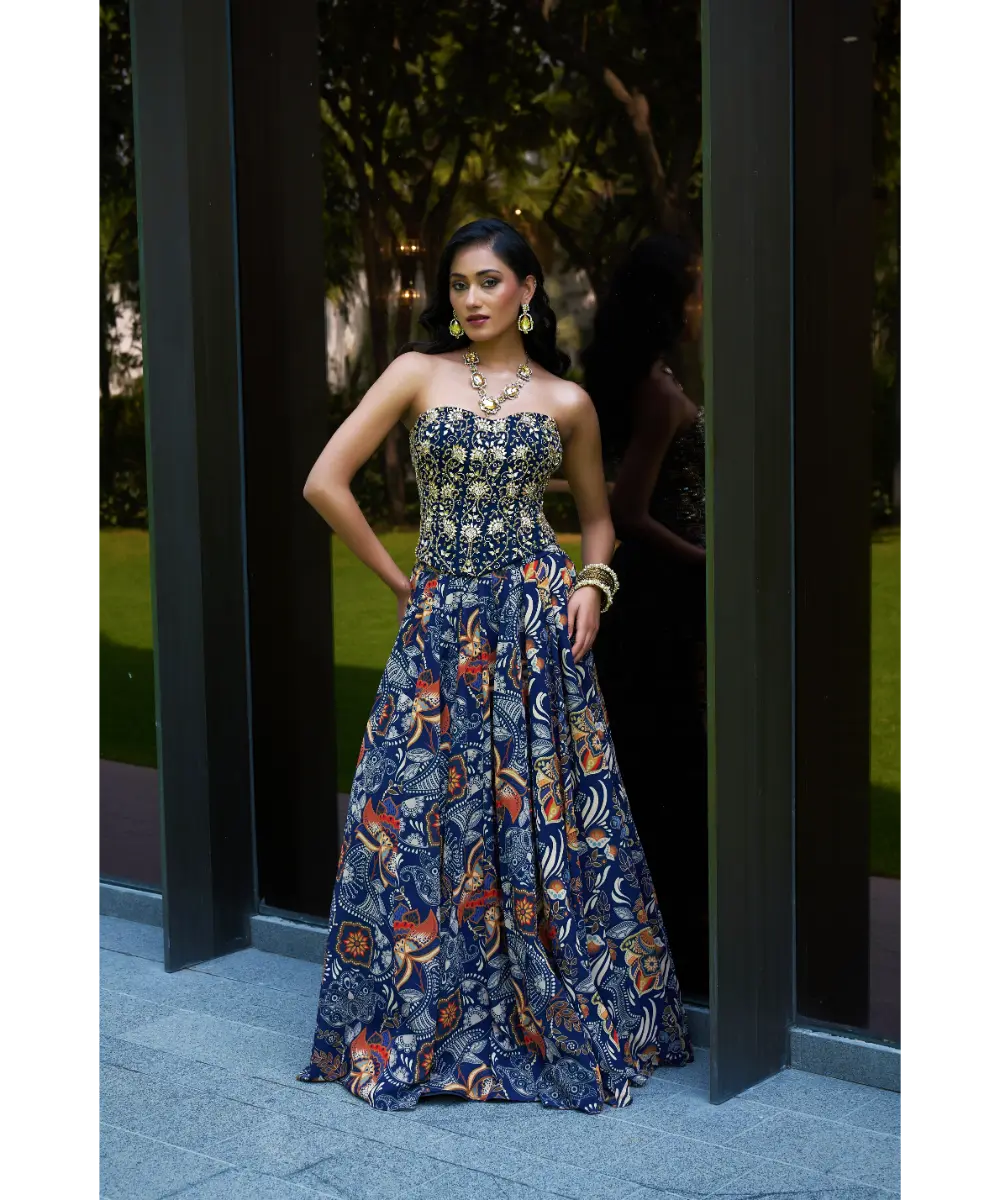 RASHIKA SHARMA - Shanaya Corset lehenga set