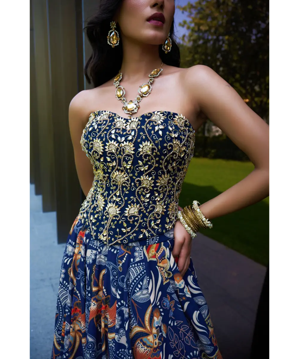 RASHIKA SHARMA - Shanaya Corset lehenga set