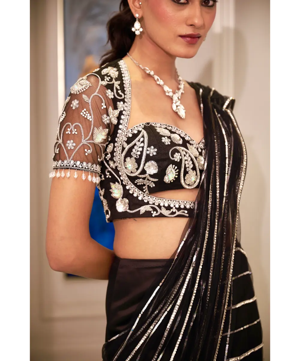 RASHIKA SHARMA - Lana Fishtail lehenga saree setT