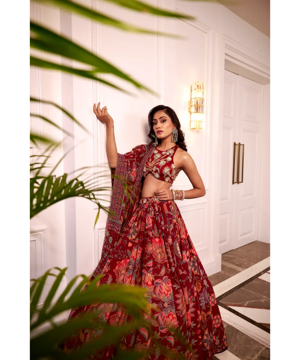 RASHIKA SHARMA - Nayira lehenga set