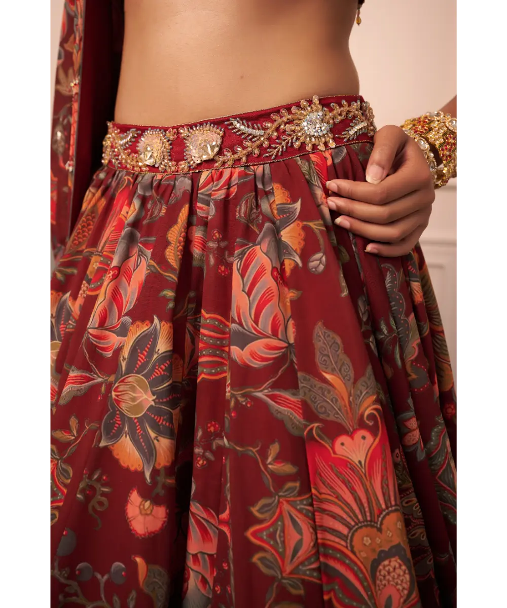 RASHIKA SHARMA - Nayira lehenga set