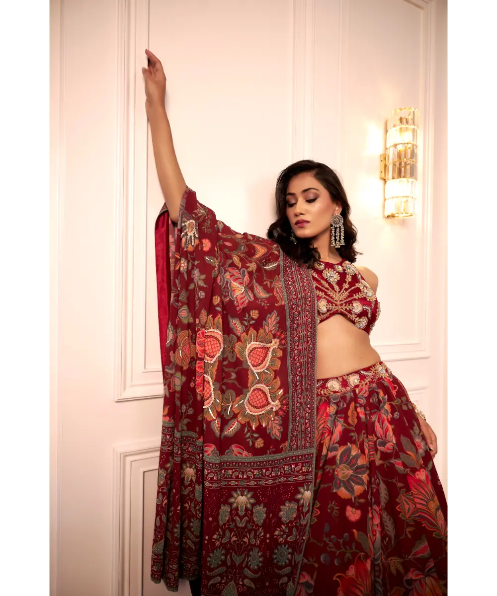 RASHIKA SHARMA - Nayira lehenga set