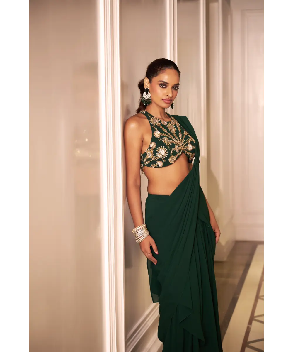 RASHIKA SHARMA - Siya drape saree set