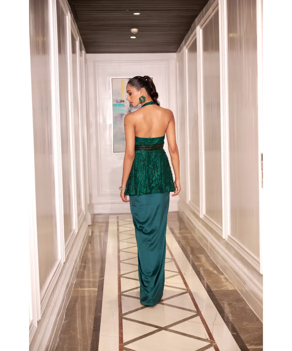 RASHIKA SHARMA - Tira kurta and drape skirt set