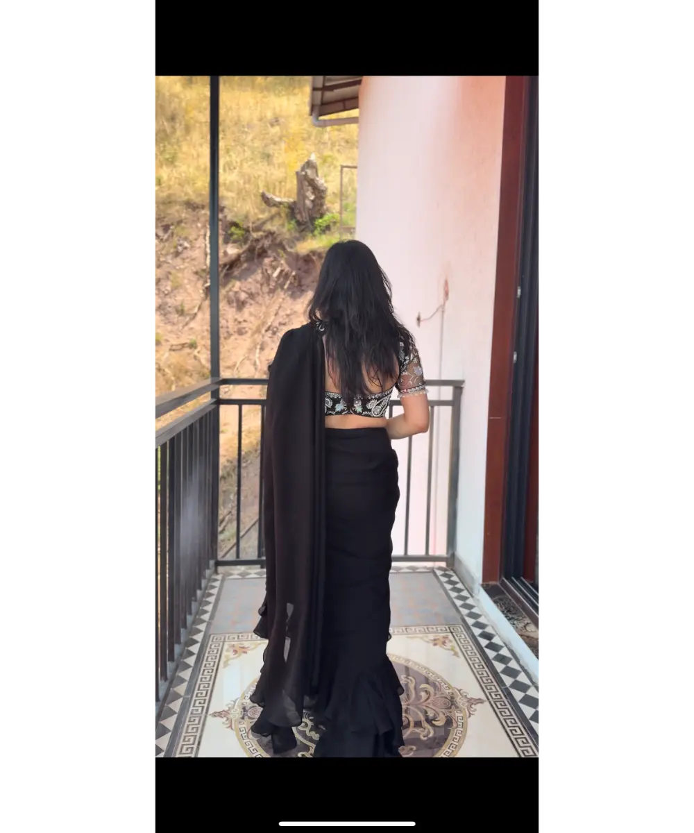 RASHIKA SHARMA - Lasha Ruffle saree