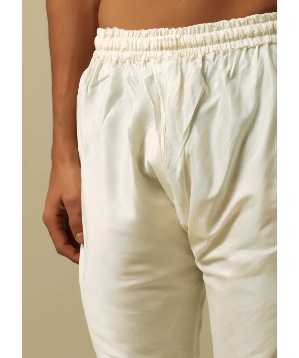 KALKI - Luxurious Beige Silk Sherwani