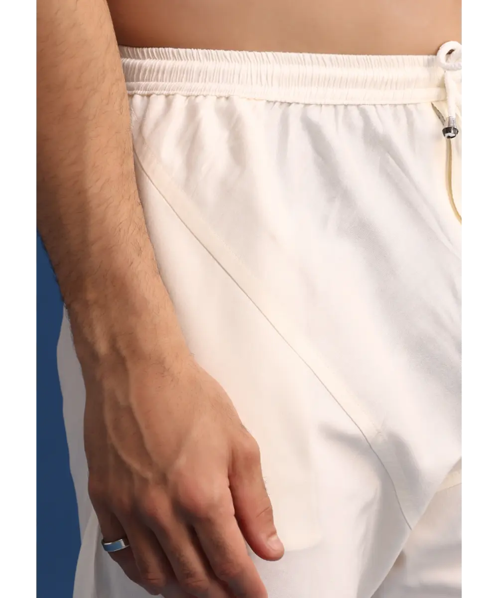 KALKI - Beige Jacquard Sherwani And Kurta Set