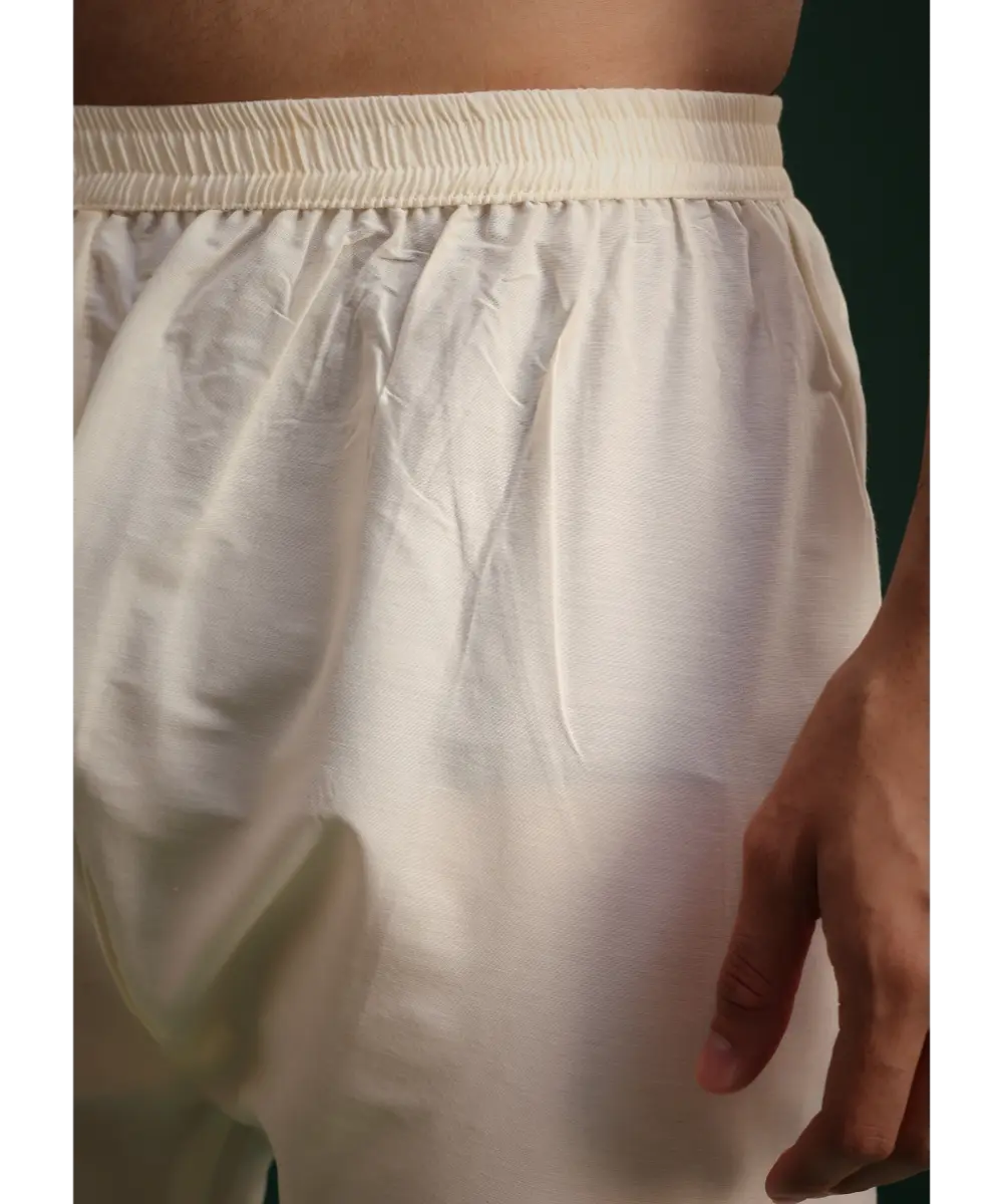 KALKI - Pink Silk Threadwork Sherwani Set With Anarkali Kurta